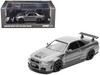 Nissan Skyline GT R R34 Z Tune RHD Right Hand Drive Gray Metallic Thailand Diecast Expo 2025 Event Edition" 1/64 Diecast Model Car Inno Models IN64-R34ZT-TDE25
