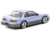 Nissan Silvia S13 Vertex RHD Right Hand Drive Blue Metallic and Gray Metallic Global64 Series 1/64 Diecast Model Tarmac Works T64G-025-PU