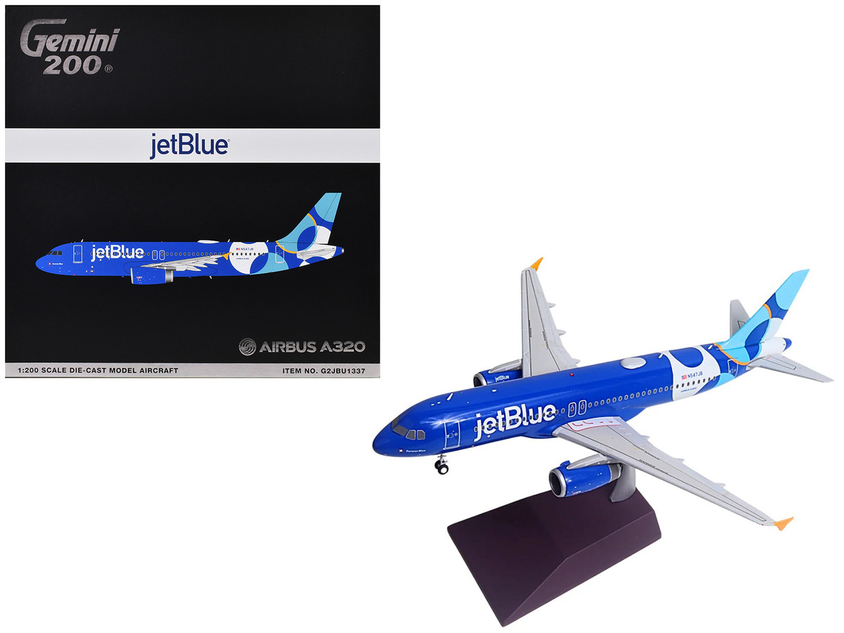 Airbus A320 Commercial Aircraft JetBlue Airways Forever Blue
