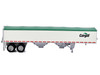 Covered Grain Trailer White with Green Tarp Cargill 1/87 (HO) Plastic Model Car HO Logistics HL-465