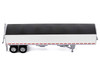 Covered Grain Trailer White with Black Tarp 1/87 (HO) Plastic Model Car HO Logistics HL-469