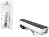 Covered Grain Trailer White with Black Tarp 1/87 (HO) Plastic Model Car HO Logistics HL-469