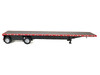 High Boy Spread Axle Flatbed Trailer Red 1/87 (HO) Plastic Model Car HO Logistics HL-478