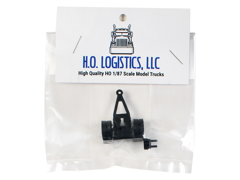 Trailer Dolly Black Kit 1/87 (HO) Plastic Model HO Logistics HL-28005