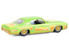 1970 Chevrolet Monte Carlo Lowrider Michael Heralda Special Edition Lime Green with Graphics Hobby Exclusive Series 1/64 Diecast Model Car Greenlight GL-2020002