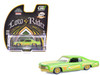 1970 Chevrolet Monte Carlo Lowrider Michael Heralda Special Edition Lime Green with Graphics Hobby Exclusive Series 1/64 Diecast Model Car Greenlight GL-2020002
