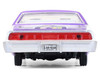 1973 Ford Thunderbird Lowrider Michael Heralda Special Edition Purple Metallic with Graphics and White Interior Hobby Exclusive Series 1/64 Diecast Model Car Greenlight GL-2020003