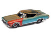 1968 Chevrolet Chevelle SS 396 Tripoli Turquoise Weathered Project in Progress Series 1/64 Diecast Model Car Johnny Lightning JLSF027-JLSP404B