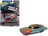 1968 Chevrolet Chevelle SS 396 Tripoli Turquoise Weathered Project in Progress Series 1/64 Diecast Model Car Johnny Lightning JLSF027-JLSP404B