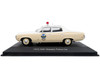 1972 AMC Matador Police Car Phoenix Police Department White and Beige 1/43 Diecast Model Iconic Replicas 43-0590