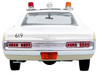 1972 AMC Matador Police Car Phoenix Police Department White and Beige 1/43 Diecast Model Iconic Replicas 43-0590