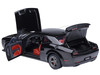 2023 Dodge Challenger SRT Super Stock Pitch Black with Red Interior 1/18 Model Car Autoart 71765