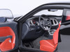 2023 Dodge Challenger SRT Super Stock Pitch Black with Red Interior 1/18 Model Car Autoart 71765