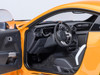 Ford Mustang Shelby GT500 Cyber Orange Metallic with Black Stripes 1/18 Model Car Autoart 73099