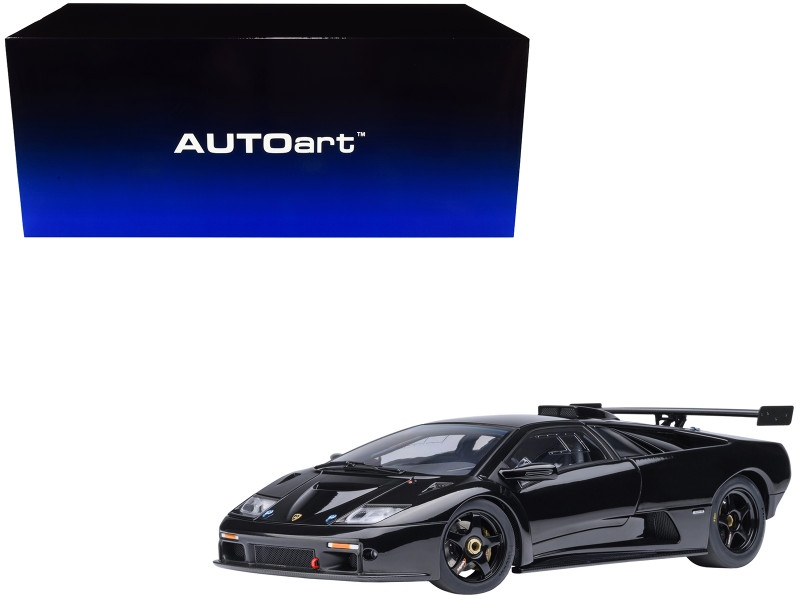 Lamborghini Diablo GTR Deep Black 1/18 Model Car Autoart AA79137