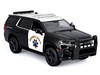 2021 Chevrolet Tahoe California Highway Patrol Black and White Authority Maisto Design Series 1/26 Diecast Model Car Maisto 32548CHP