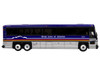 2001 MCI D4000 Coach Bus Gray Line of Alaska Dark Blue with Stripes Vintage Bus & Motorcoach Collection Limited Edition to 504 pieces Worldwide 1/87 (HO) Diecast Model Iconic Replicas 87-0621