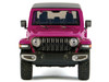 2021 Jeep Gladiator Overland Pickup Truck Purple with Matt Black Top 1/24 Diecast Model Car Motormax 79366pur