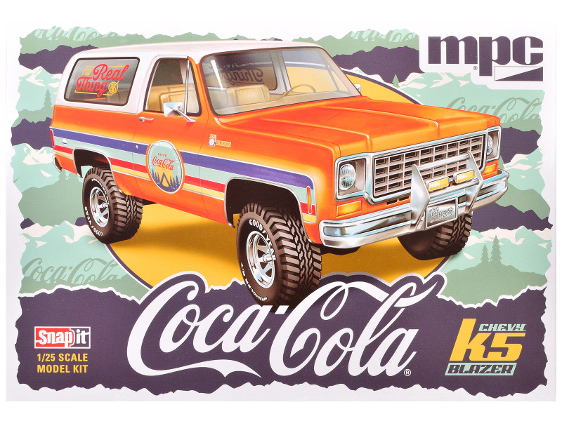 Skill 1 Model Kit Chevrolet K5 Blazer "Coca-Cola" 1/25 Scale Model MPC MPC1022