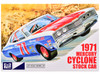 Skill 2 Model Kit 1971 Mercury Cyclone Stock Car 1/25 Scale Model MPC MPC1023