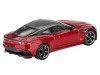 Aston Martin DBS RHD Right Hand Drive Hyper Red Metallic with Carbon Top Limited Edition 1/64 Diecast Model Car Mini GT MGT01065