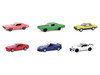 GreenLight Muscle Series 30 Set of 6 pieces 1/64 Diecast Model Cars Greenlight 13370SET