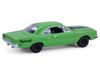 1970 Plymouth Road Runner Green with Black Hood Stripe GreenLight Muscle Series 30 1/64 Diecast Model Car Greenlight 13370B