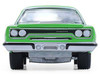 1970 Plymouth Road Runner Green with Black Hood Stripe GreenLight Muscle Series 30 1/64 Diecast Model Car Greenlight 13370B