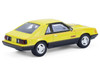 1979 Ford Mustang Cobra Fastback Bright Yellow with Cobra Good Graphics GreenLight Muscle Series 30 1/64 Diecast Model Car Greenlight 13370C