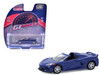 2021 Chevrolet Corvette Stingray Convertible Elkhart Lake Blue GreenLight Muscle Series 30 1/64 Diecast Model Car Greenlight 13370E