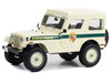 1983 Jeep CJ 5 Hardtop Maryland State Police Beige with Green Stripes Artisan Collection Series 1/18 Diecast Model Car Greenlight 19124