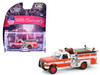 1987 Ford F 350 Mini Pumper Fire Truck FDNY The Official Fire Department City of New York 160th Anniversary Edition Red and White Hobby Exclusive Series 1/64 Diecast Model Car Greenlight 30550