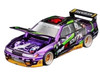 Nissan S13 1087X Pandem RHD Right Hand Drive EVA RT Test Type 01 Purple Metallic with Graphics APA XPO 2025 Exclusive 1/64 Diecast Model Car Pop Race PR640334