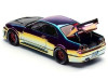Skyline GT R R33 RHD Right Hand Drive Chameleon Chrome with Carbon Hood APA XPO 2025 Exclusive 1/64 Diecast Model Car Pop Race PR640427