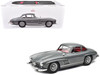 1954 Mercedes Benz 300 SL Graphite Gray with Red Interior Limited Edition to 500 pieces Worldwide 1/12 Diecast Model Car Norev 123852