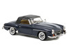 1957 Mercedes Benz 190 SL Convertible Middle Blue with Black Top 1/18 Diecast Model Car Norev 183403
