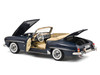 1957 Mercedes Benz 190 SL Convertible Middle Blue with Black Top 1/18 Diecast Model Car Norev 183403