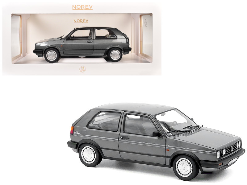 1989 Volkswagen Golf Champion Gray Metallic 1/18 Diecast Model Car Norev 188564