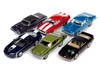 Muscle Cars USA 2025 Release 1 Set B of 6 pieces 1/64 Diecast Model Cars Johnny Lightning JLMC034B