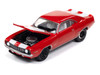 1969 Chevrolet Camaro Z28 Red with White Stripes and Interior Muscle Cars USA Series 1/64 Diecast Model Car Johnny Lightning JLMC034-JLSP381B
