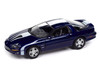 2002 Chevrolet Nickey Camaro ZL1 Navy Blue Metallic with White Stripes Muscle Cars USA Series 1/64 Diecast Model Car Johnny Lightning JLMC034-JLSP382B