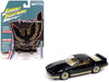 1986 Pontiac Firebird T A Black with Champagne Gold Accents Muscle Cars USA Series 1/64 Diecast Model Car Johnny Lightning JLMC034-JLSP385B