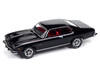 1974 Pontiac GTO Starlight Black with Red Interior Muscle Cars USA Series 1/64 Diecast Model Car Johnny Lightning JLMC034-JLSP386A