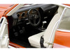 1972 Pontiac GTO LeMans Sundance Orange Metallic with GTO Stripes Limited Edition to 342 pieces Worldwide 1/18 Diecast Model Car ACME A1801226