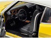 1972 Pontiac GTO LeMans Monarch Yellow with GTO Stripes and White Vinyl Top Limited Edition to 264 pieces Worldwide 1/18 Diecast Model Car ACME A1801227