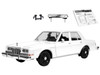 1986 Dodge Diplomat Police Car Unmarked White Custom Builder s Kit Series 1/24 Diecast Model Car Motormax 76475BB-W