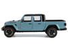 2021 Jeep Gladiator Rubicon Closed Top Pickup Truck Blue with Black Top 1/27 Diecast Model Car Motormax 79368bl