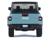 2021 Jeep Gladiator Rubicon Closed Top Pickup Truck Blue with Black Top 1/24-1/27 Diecast Model Car Motormax 79368bl