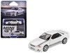 Nissan Skyline GT R R32 RHD Right Hand Drive Veilside Combat C I White with Gray Stripes Limited Edition 1/64 Diecast Model Car Mini GT MGT01066