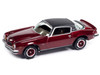 1975 Chevrolet Camaro LT Dark Red Metallic with Black Top Classic Gold Collection 1/64 Diecast Model Car Johnny Lightning JLCG033-JLSP390A